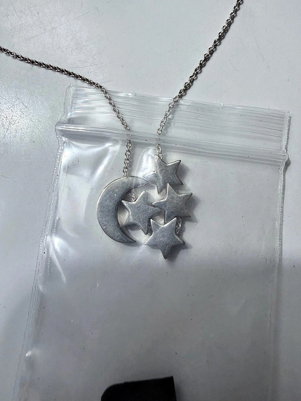 Moon & Stars Pendant Necklace